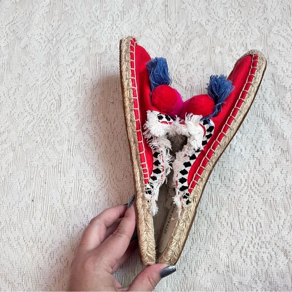 Anthropologie Soludos Pom Pom jute mules - Picture 7 of 10